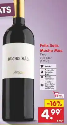 Netto Marken-Discount Felix Solis Mucho Más Angebot