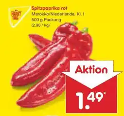 Netto Marken-Discount Spitzpaprika rot Angebot