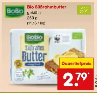 Netto Marken-Discount Bio Süßrahmbutter Angebot
