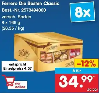 Netto Marken-Discount Ferrero Die Besten Classic Angebot