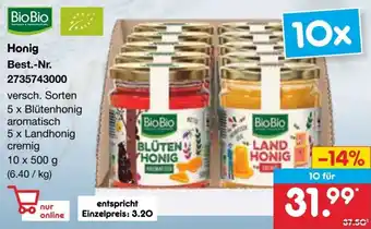 Netto Marken-Discount Bio Bio Honig Angebot