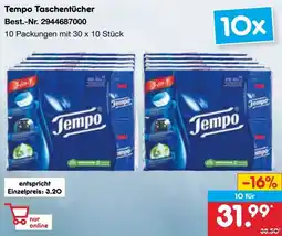 Netto Marken-Discount Tempo Taschentücher Angebot