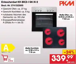 Netto Marken-Discount PKM Einbauherdset KH-BIC3-I GK IX-2 Angebot