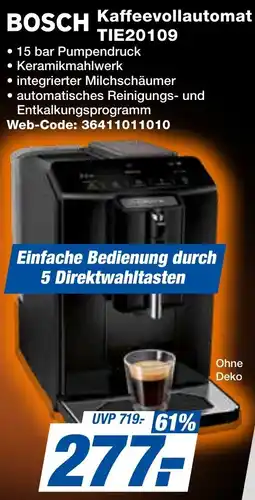 expert Techno Land BOSCH Kaffeevollautomat TIE20109 Angebot