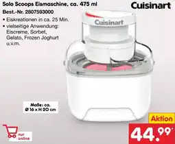 Netto Marken-Discount Cuisinart Solo Scoops Eismaschine, ca. 475 ml Angebot