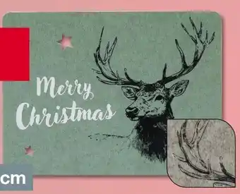 Woolworth Deko Filzmatte Merry Christmas Angebot