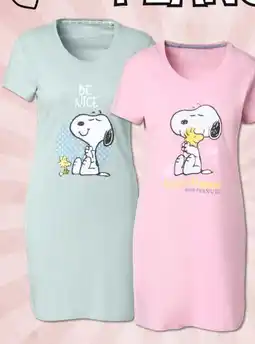 Woolworth Peanuts Damen Bigshirt Angebot