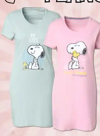 Woolworth Peanuts Damen Bigshirt Angebot