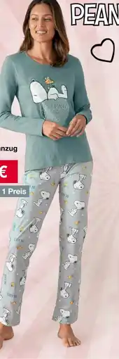 Woolworth Peanuts Damen-Schlafanzug Angebot