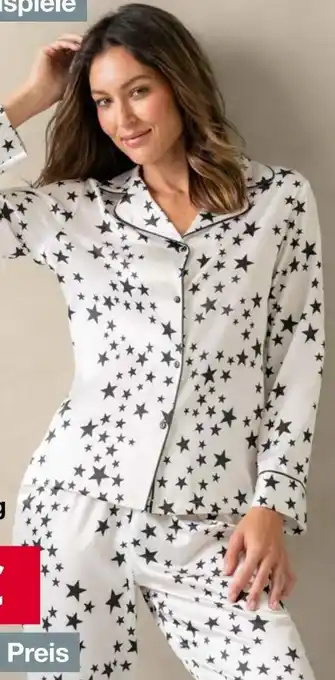 Woolworth Damen-Satin-Schlafanzug Angebot