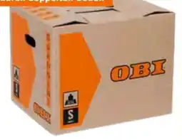 OBI Obi Umzugskarton Angebot