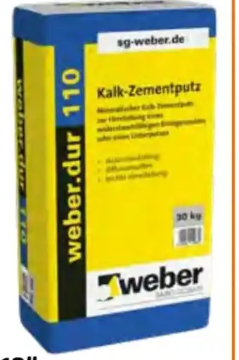 OBI Saint-Gobain Weber Kalk-Zementputz weber.dur 110 Angebot