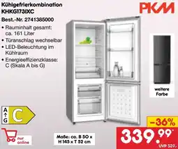 Netto Marken-Discount PKM Kühlgefrierkombination KHKG173IXC Angebot