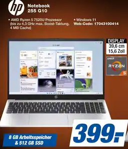 expert Techno Land hp Notebook 255 G10 Angebot