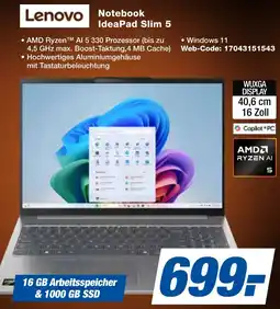 expert Techno Land Lenovo Notebook IdeaPad Slim 5 Angebot