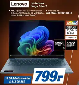 expert Techno Land Lenovo Notebook Yoga Slim 7 Angebot