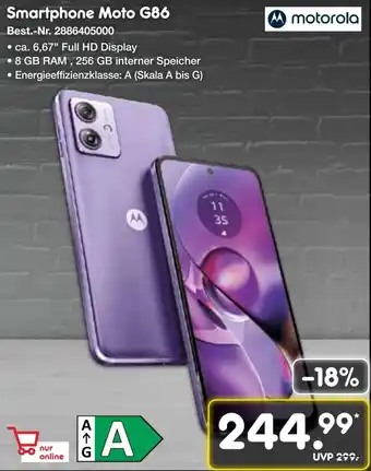 Netto Marken-Discount Motorola Smartphone Moto G86 Angebot