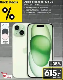 Netto Marken-Discount Apple iPhone 15, 128 GB Angebot
