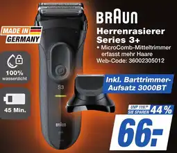 K+B Expert BRAUN Herrenrasierer Series 3+ Angebot