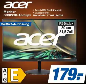 expert Techno Land acer Monitor SB322QUAbmiipx Angebot