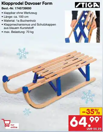 Netto Marken-Discount Klapprodel Davoser Form Angebot