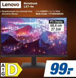 expert Techno Land Lenovo Notebook L27-4e Angebot