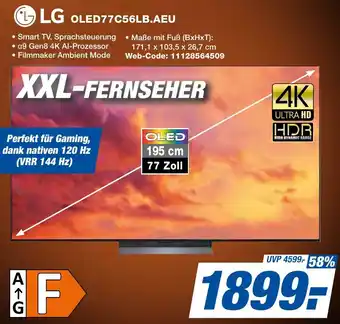 expert Techno Land LG OLED77C56LB.AEU Angebot