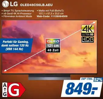 expert Techno Land LG OLED48C56LB.AEU Angebot