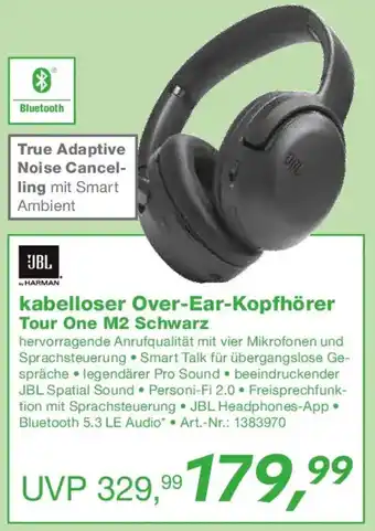 EP JBL kabelloser Over-Ear-Kopfhörer Tour One M2 Schwarz Angebot