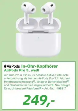 EP AirPods In-Ohr-Kopfhörer Pro 3, weiß Angebot