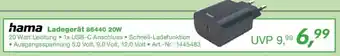 EP hama Ladegerät 86440 20W Angebot