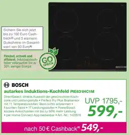 EP BOSCH autarkes Induktions-Kochfeld PIE631HC1M Angebot