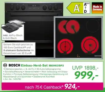 EP BOSCH Einbau-Herd-Set MKH63SP3 Angebot