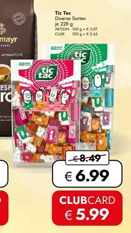 Travel Free Tic tac Angebot