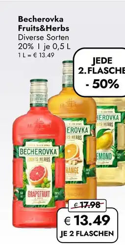 Travel Free Becherovka fruits&herbs Angebot