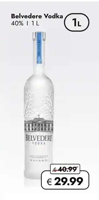 Travel Free Belvedere vodka Angebot