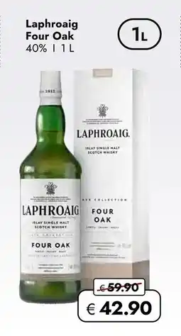 Travel Free Laphroaig four oak Angebot