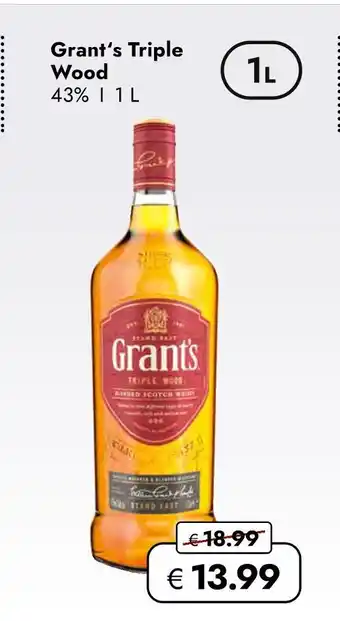 Travel Free Grant's triple wood Angebot