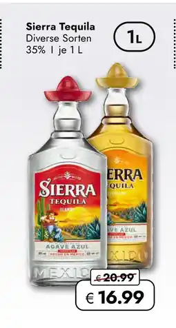 Travel Free Sierra tequila Angebot