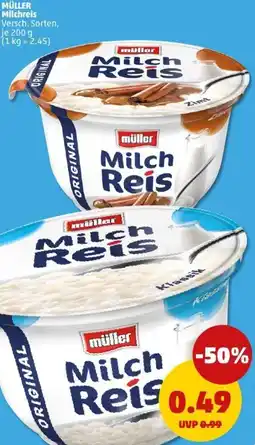 PENNY MÜLLER Milchreis Angebot