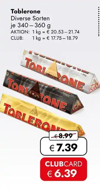 Travel Free Toblerone Angebot