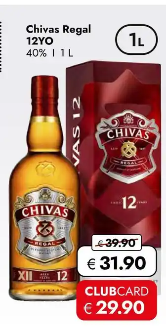 Travel Free Chivas regal 12yo Angebot