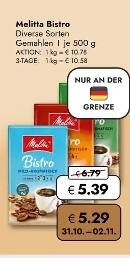 Travel Free Melitta bistro Angebot
