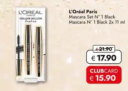 Travel Free L'oréal paris mascara set n° 1 black Angebot