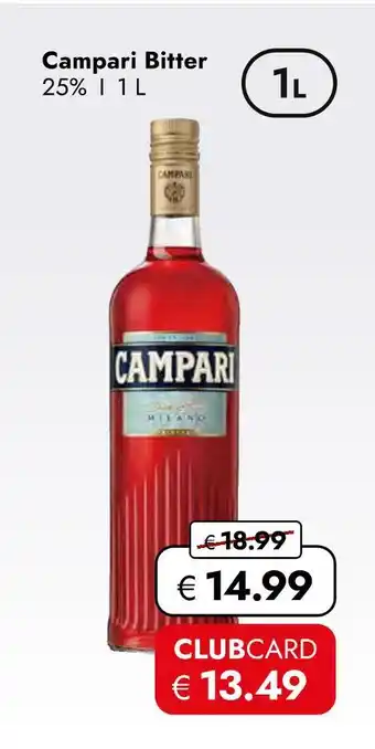 Travel Free Campari bitter Angebot