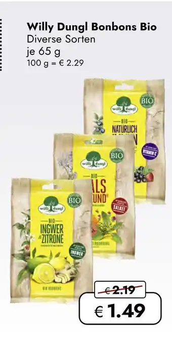 Travel Free Willy dungl bonbons bio Angebot