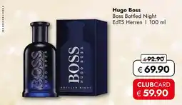 Travel Free Hugo boss boss bottled night Angebot