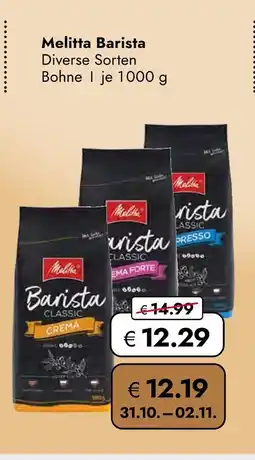 Travel Free Melitta barista Angebot