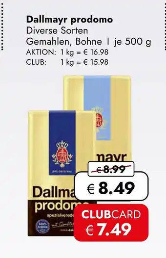 Travel Free Dallmayr prodomo Angebot