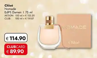 Travel Free Chloé nomade edps damen Angebot